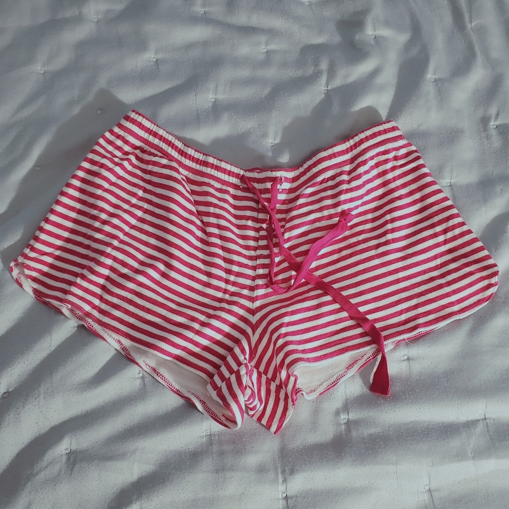 GapBody Magenta Striped Cheeky PJ Lounge Shorts